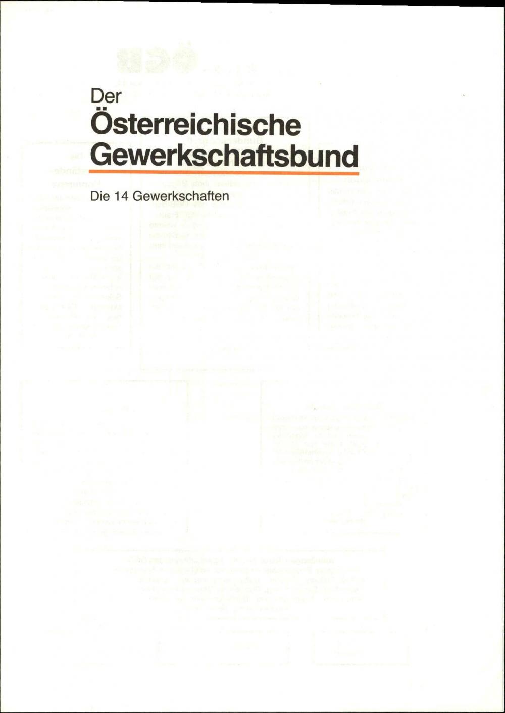 Der Österreichische Gewerkschaftsbund: D... - nosilna