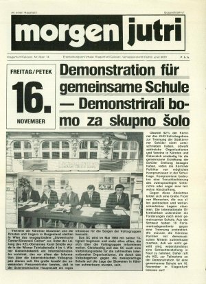 Morgen / Jutri, Nr./štev. 14  - nosilna