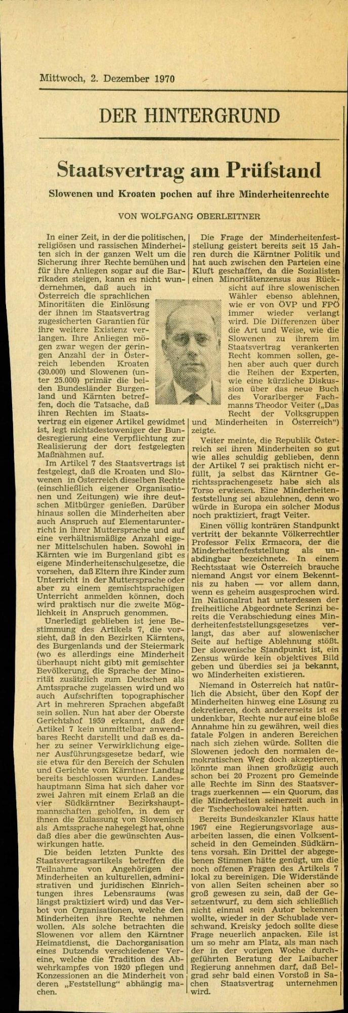 Staatsvertrag am Prüfstand: Slowenen und Kroaten pochen auf ihre Minderheitenrechte