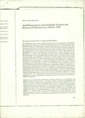 Ausbildungsniveau und schulische Situati...  - nosilna