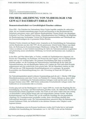 Fischer: Ablehnung von NS-Ideologie und ...  - nosilna