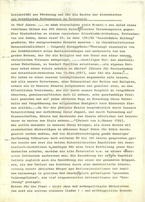 Solidarität zur Förderung und für die Re...  - nosilna