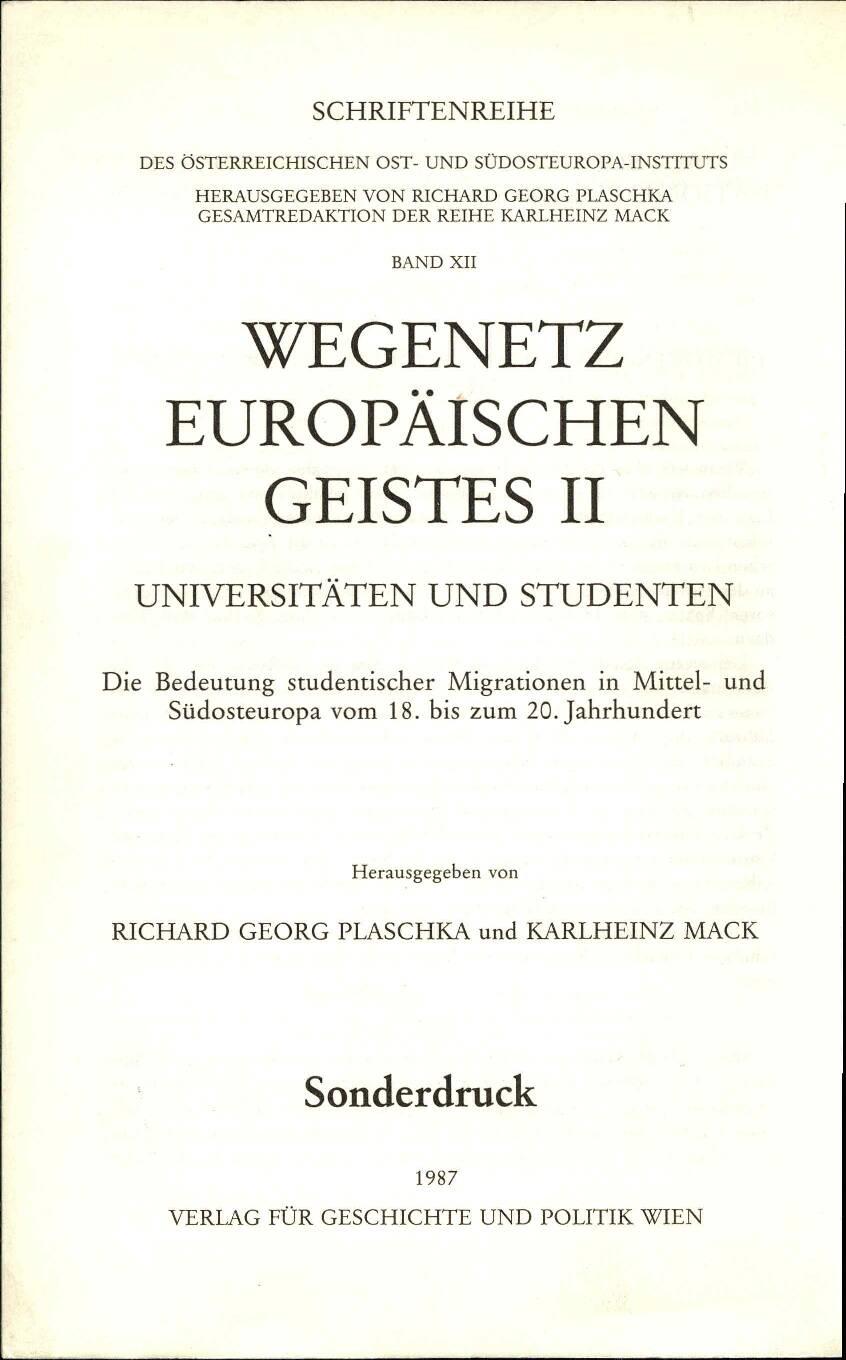 Die slowenische Intelligenz und österreichische Hochschulen