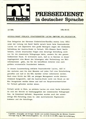 Austria-Draht Ferlach: Staatssekretär La...  - nosilna