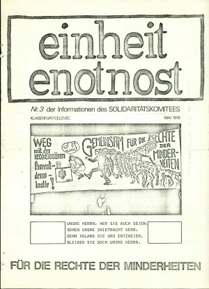 Einheit / Enotnost  - nosilna