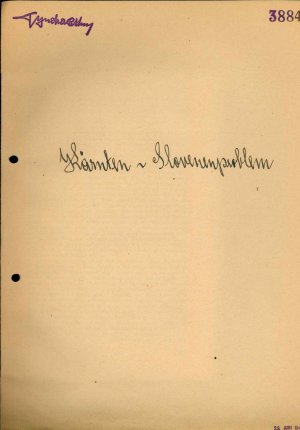 Zur Kärntner Slowenenfrage  - nosilna