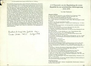 Österreich von der Begründung der ersten...  - nosilna