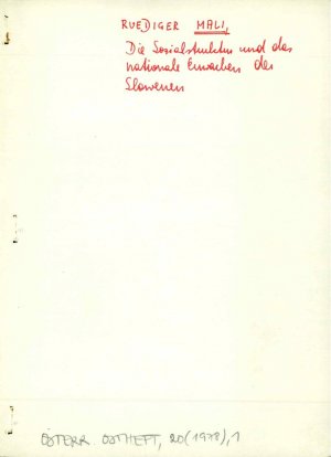 Die Sozialstruktur und das nationale Erw...  - nosilna