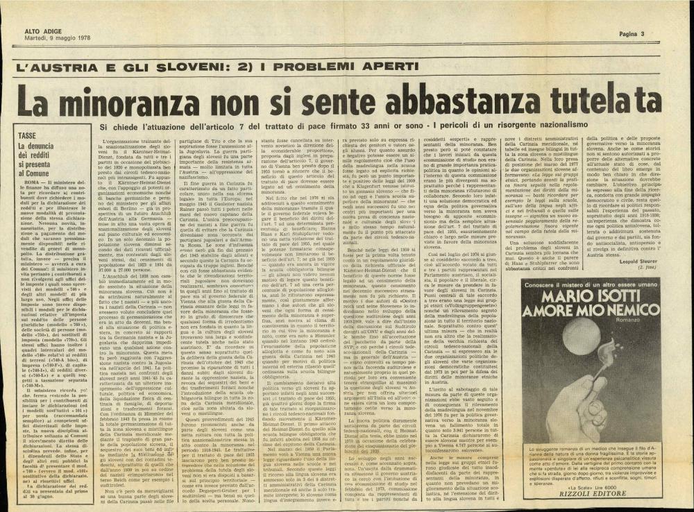 La minoranza non si sente abbastanza tut... - nosilna