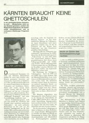 Kärnten braucht keine Ghettoschulen  - nosilna
