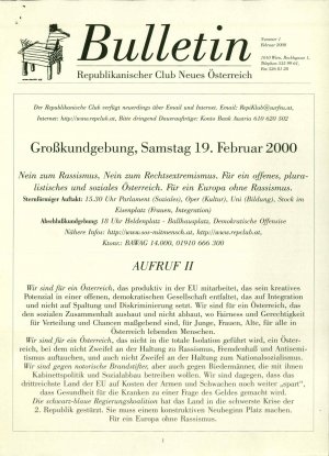 Republikanischer Club Neues Österreich B...  - nosilna