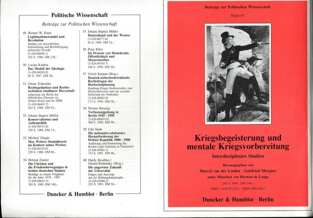 Beiträge zur politischen Wissenschaft