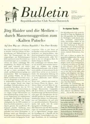 Republikanischer Club Neues Österreich B...  - nosilna