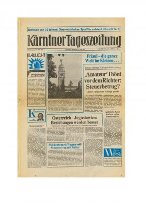 Österreich-Jugoslawien: Beziehungen werd...  - nosilna