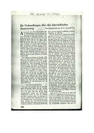 Die Verhandlungen über den österreichisc...  - nosilna