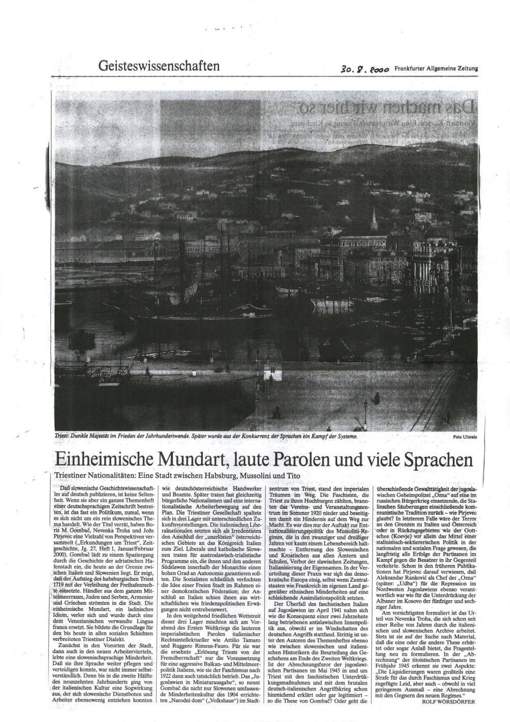 Einheimische Mundart, laute Parolen und viele Sprachen