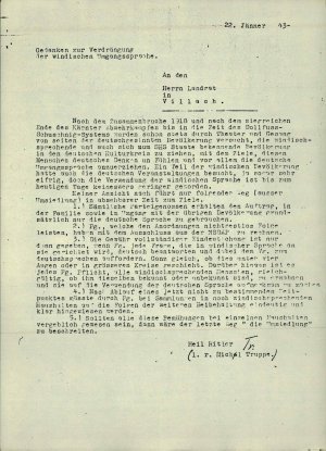 Dopis: Gedenken zur Verdrängung der wind...  - nosilna