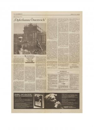 "Opferlamm Österreich" Hitlers Einzug in...  - nosilna