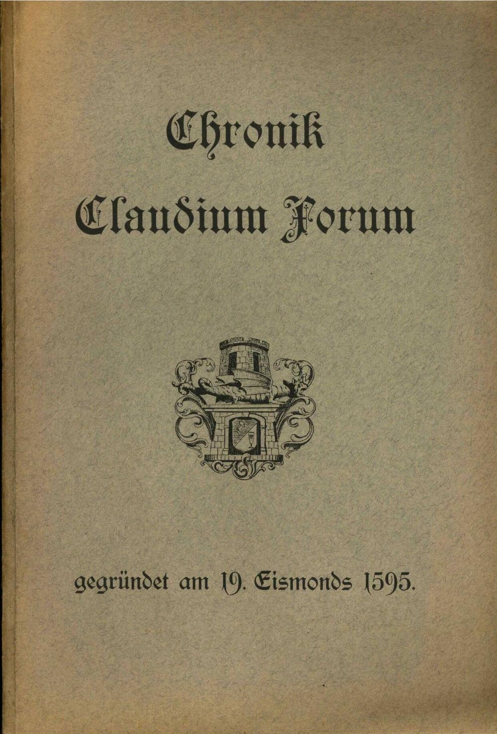 Chronik Claudium Forum - nosilna