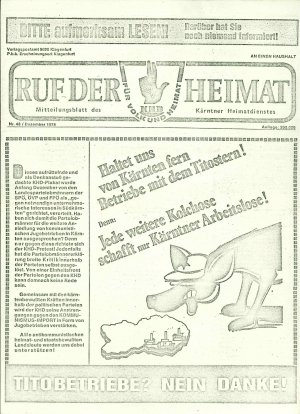 Tito – Betriebe gefährden Arbeitsplätze ...  - nosilna