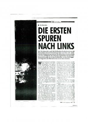 Die ersten Spuren nach Links  - nosilna