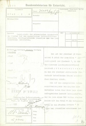 Lagebericht der slovenlschen Minderheit ...  - nosilna