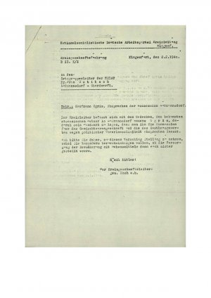 Dopis: Kazfmann Ogris, Absprechen der Ko...  - nosilna