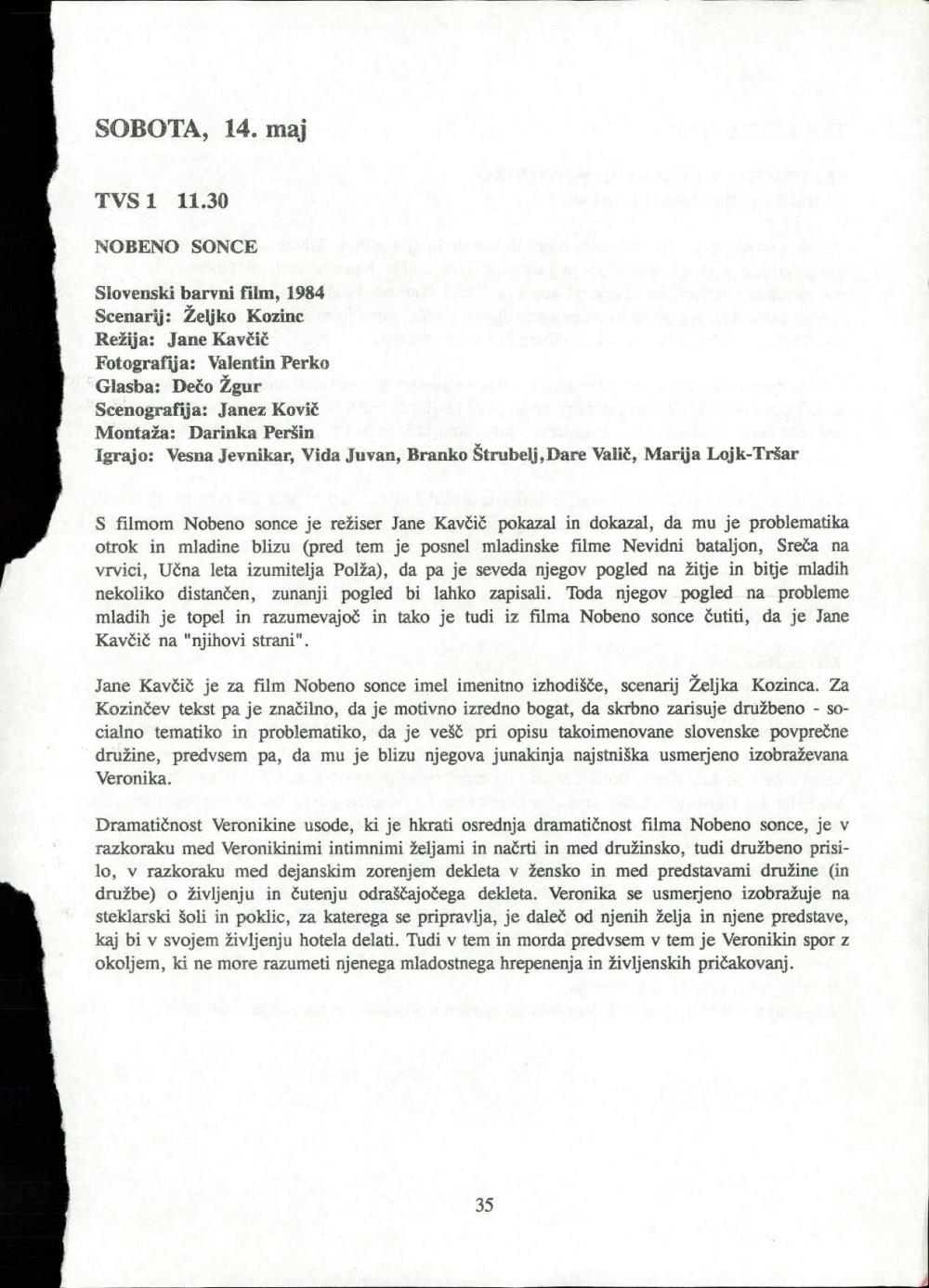 Program  TV Slovenija