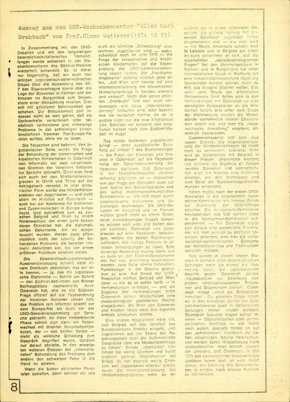 Auszug aus dem ORF   -   Wochenkommentar "Alles nach Drehbuch"