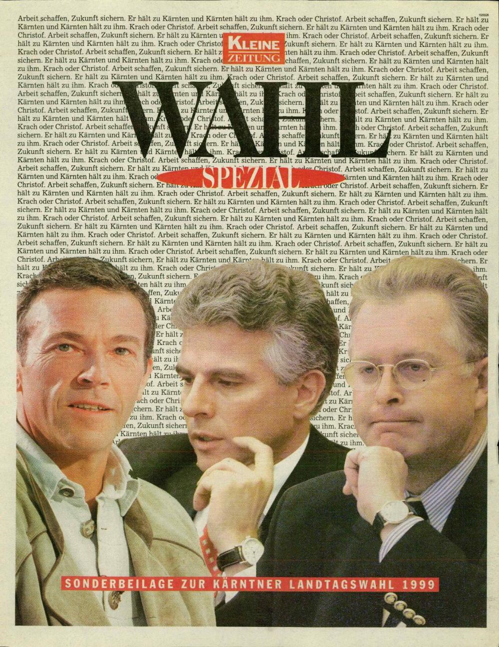 Kleine Zeitung – Wahl Spezial, 28.02.1999