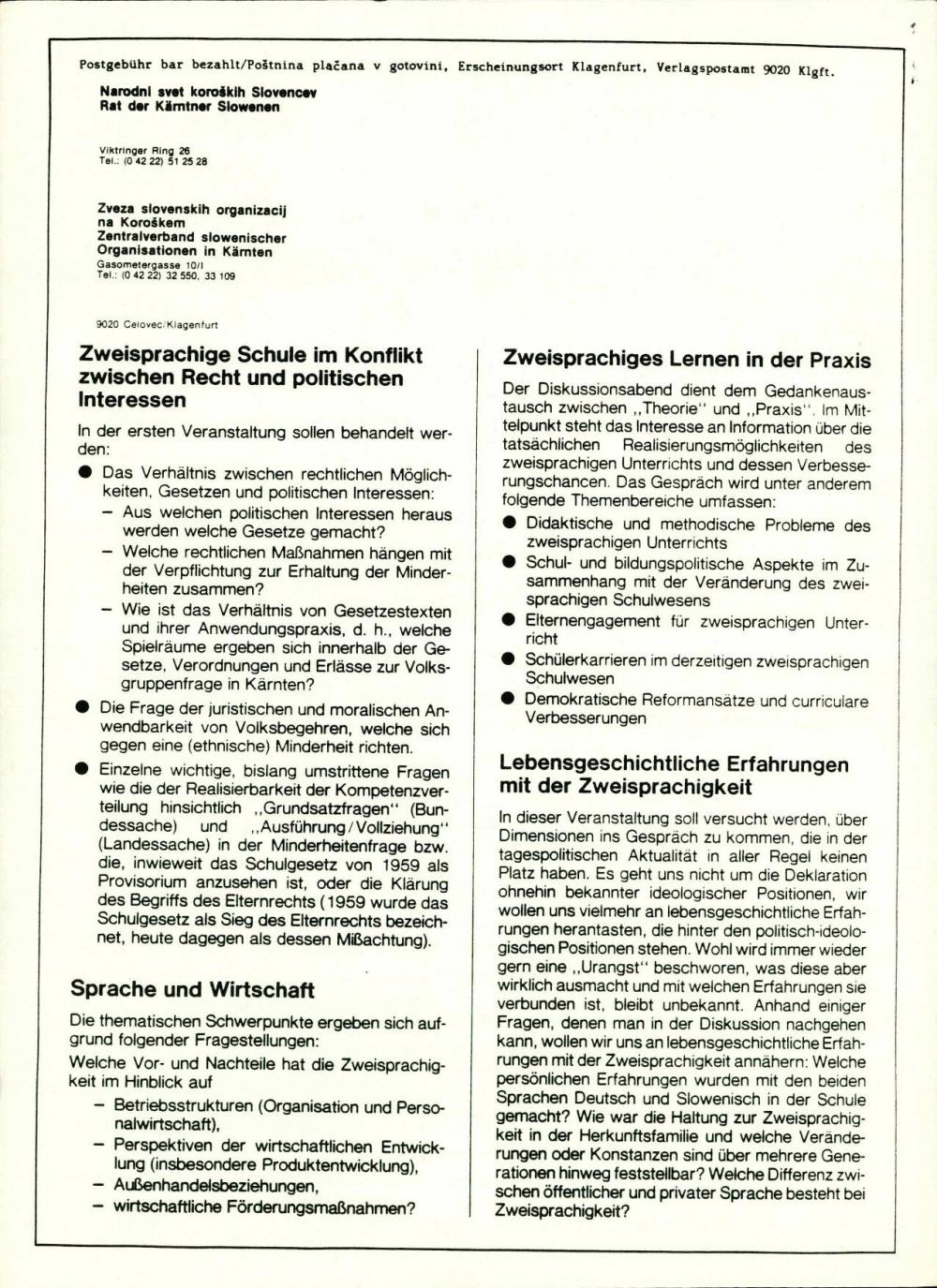 Zweisprachige Schule im Konflikt zwischen Recht und politischen Interessen