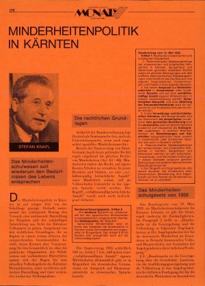 Minderheitenpolitik in Kärnten  - nosilna