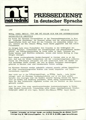 Nrabg. Karel Smolle: "ÖVP und SPÖ sollen...  - nosilna