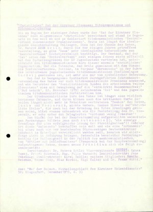 "Christlicher" Rat der Kärntner Slowenen...  - nosilna