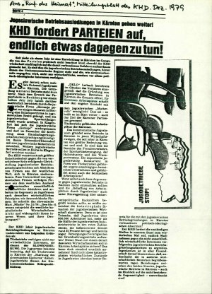 KHD fordert PARTEIEN auf, endlich etwas ...  - nosilna