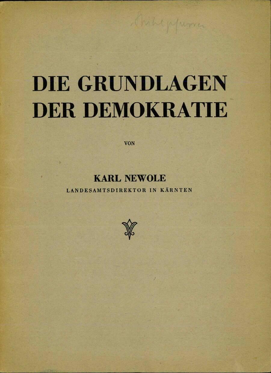Die Grundlagen Der Demokratie