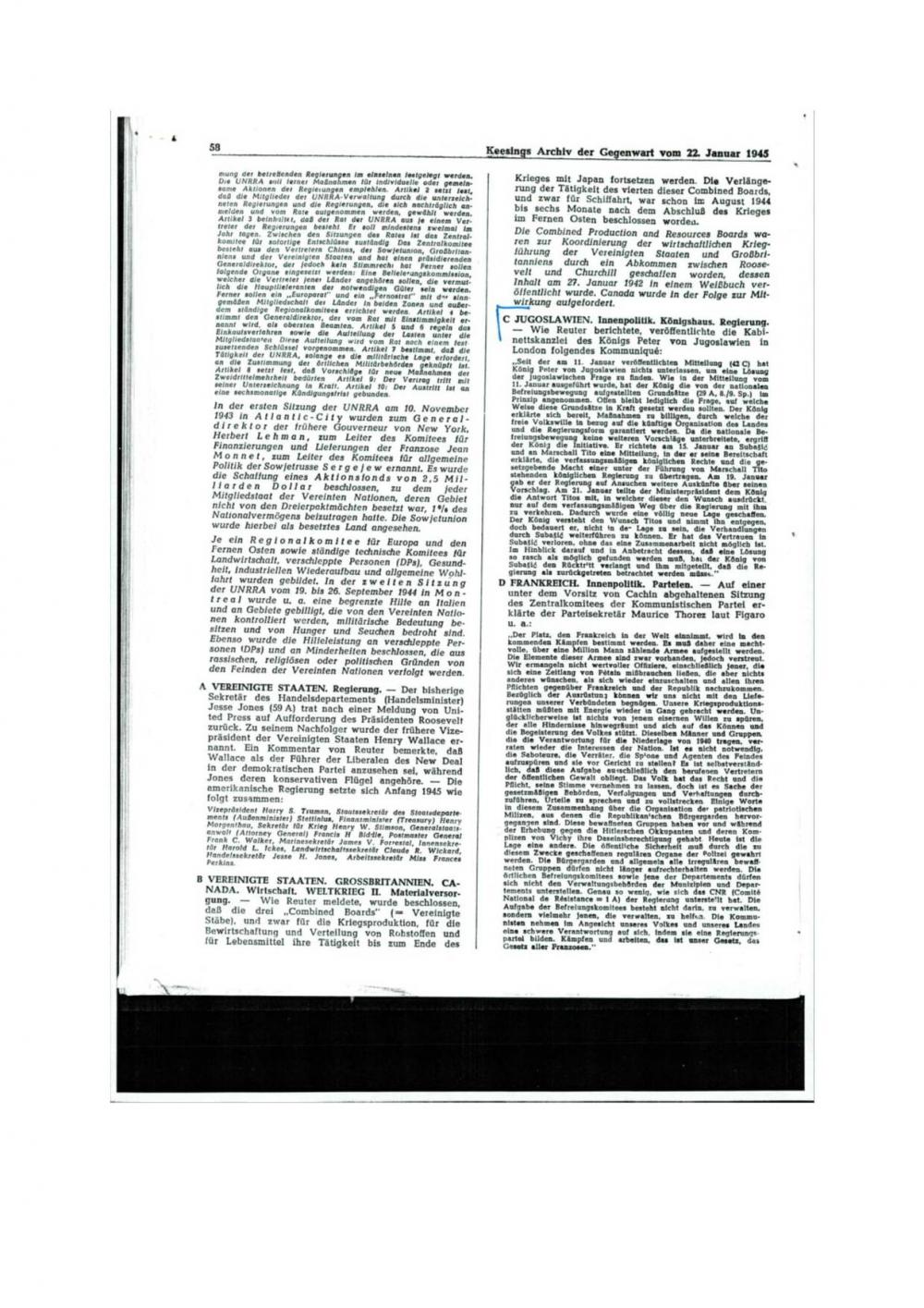 Keesings Archiv der Gegenwart