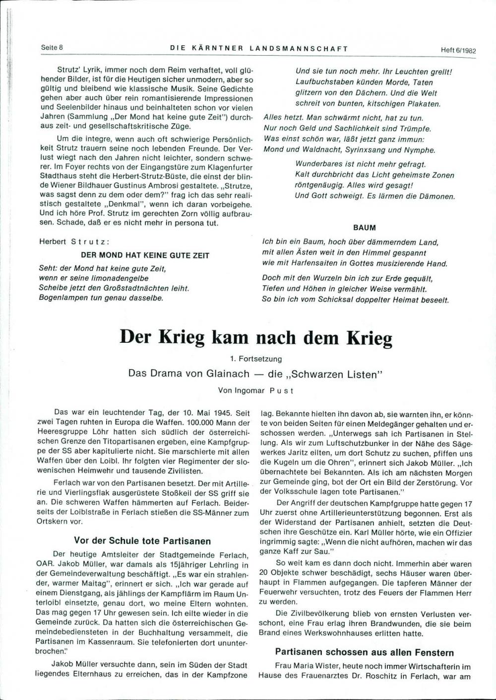 Der Krieg kam nach dem Krieg : 1. Fortsetzung