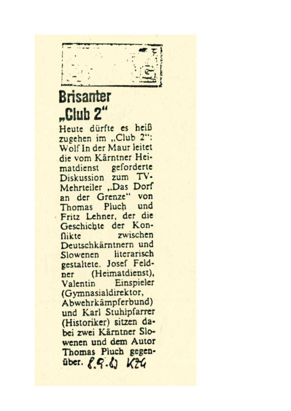 Brisanter »Club 2« - nosilna