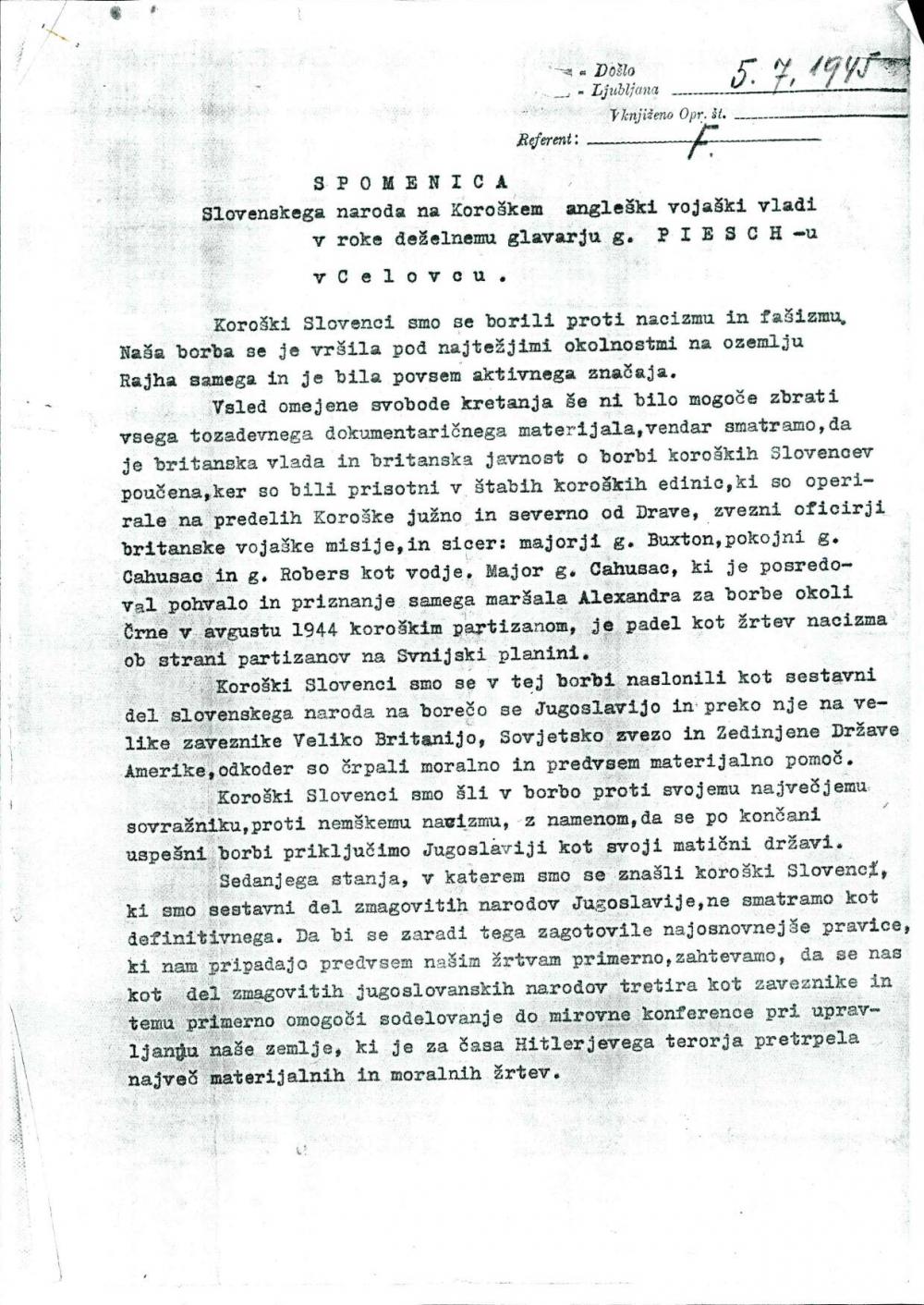 Spomenica v slovenskem jeziku slovenskeg... - nosilna