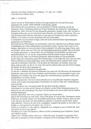 Interview mit Drago Druškovič in Ljublja...  - nosilna