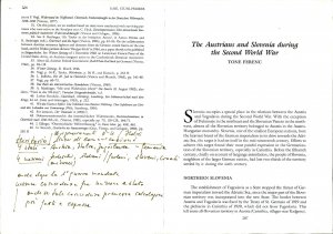 The Austrians and Slovenia during the Se...  - nosilna