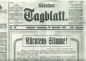 Kärntens  Ehrentag  - nosilna