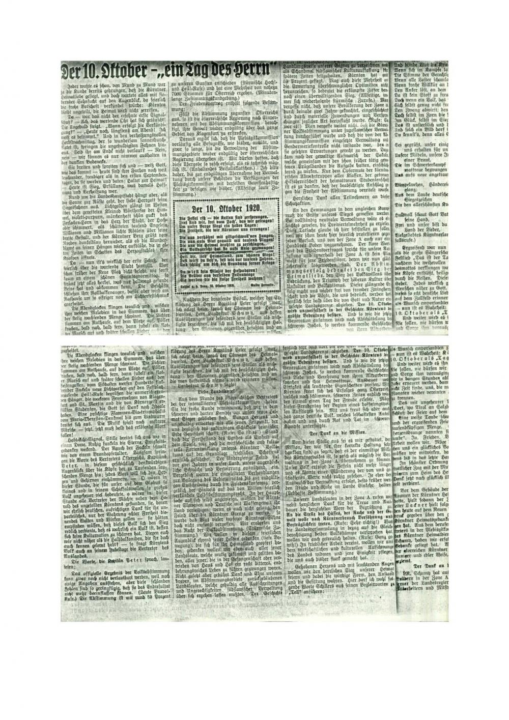 Der 10. Oktober – »ein Tag des herrn«