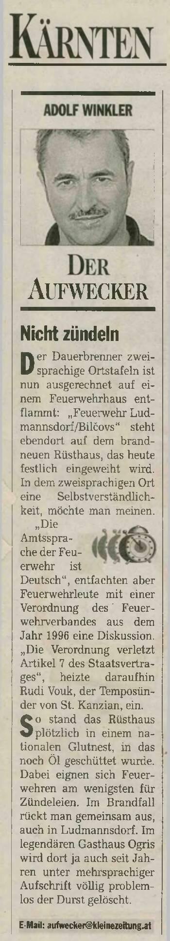Nicht zündeln
