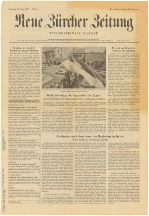 Neue Zürcher Zeitung, Internationale Aus...  - nosilna