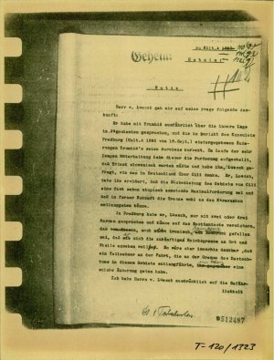 Notiz: Berlin, den 6.  Oktober 1936  - nosilna