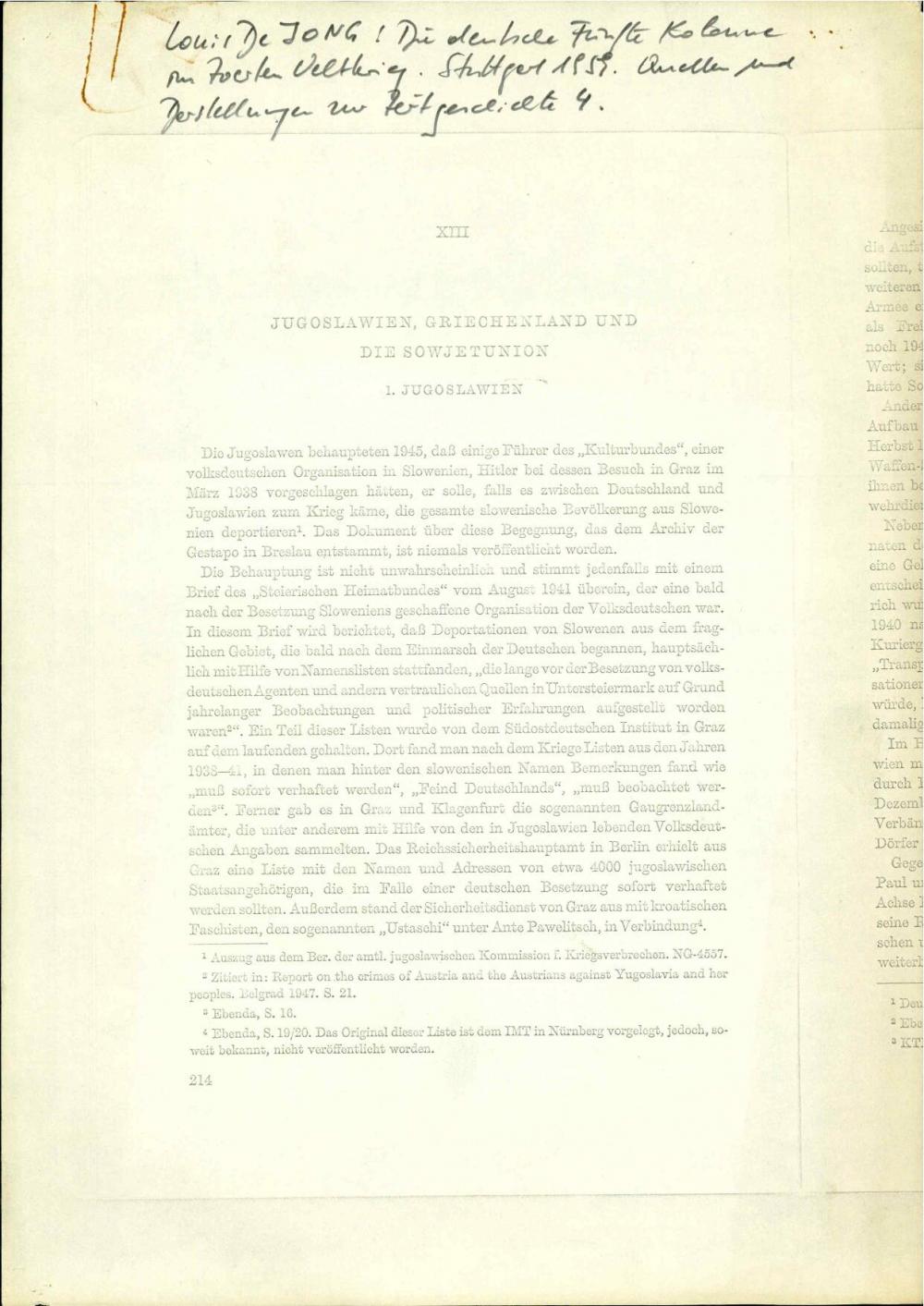 Jugoslawien, Griechenland und die Sowjetunion