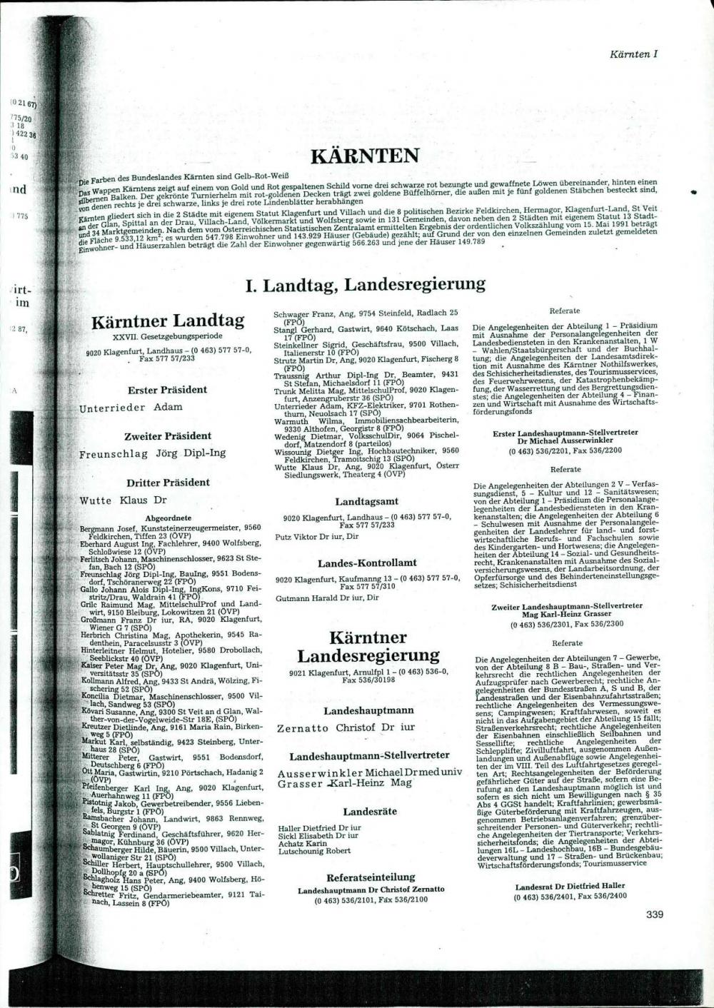 Kärnten Landesregierung - Amt der Landes... - nosilna