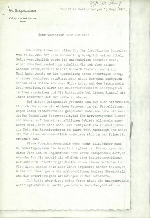 Dopis za Ministrstvo za kmetijstvo  - nosilna